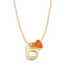 Alloy Love Pendant Necklace With Oil Drop Design And Heart Shape For Women