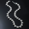 Alloy Love Shape Diamond Hip Hop Style Men's Cuban Chain Jewelry