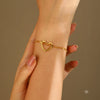 Alloy Love Water Drops Bells Pattern Electroplated Women's Necklace Bracelet