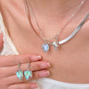 Alloy Love Water Drops Bells Pattern Electroplated Women's Necklace Bracelet