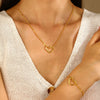 Alloy Love Water Drops Bells Pattern Electroplated Women's Necklace Bracelet