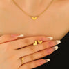 Alloy Love Water Drops Bells Pattern Electroplated Women's Necklace Bracelet