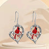 Alloy Lovely Animal Zodiac Heart Shape Earrings Jewelry