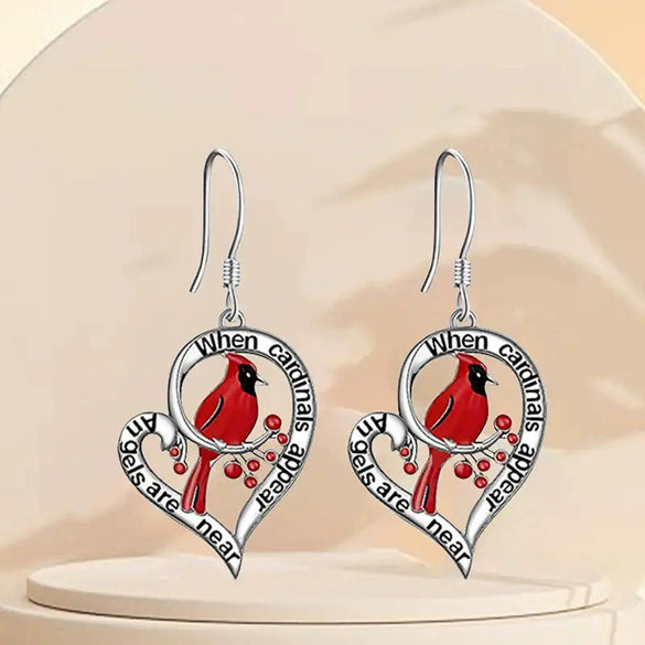 Alloy Lovely Animal Zodiac Heart Shape Earrings Jewelry