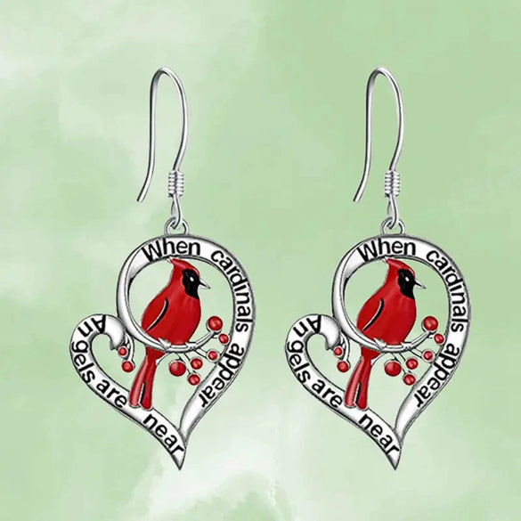 Alloy Lovely Animal Zodiac Heart Shape Earrings Jewelry