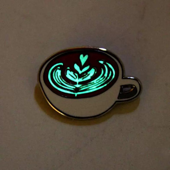Alloy Luminous Dripping Oil Geometric Brooch Badge For Women Accessories For Clothes Hats Backpack