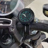 Alloy Luminous Motorcycle And Electric Vehicle Modified Handlebar Waterproof Watch Clock