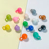 Alloy Macaron Color Solid Color Round Bead Pendant Mobile Phone Chain Key Chain Jewelry Accessories With Baking Paint