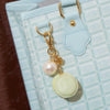 Alloy Macaron Pattern Luggage Charms Bag Pendant Retro Elegant Simple Cute Electroplating
