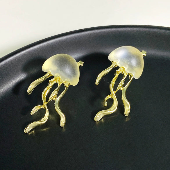 Alloy Marine Life Animal Style Earrings And Necklace With Electroplating
