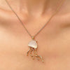 Alloy Marine Life Animal Style Earrings And Necklace With Electroplating