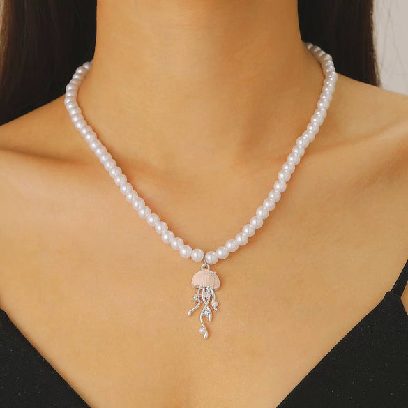 Alloy Marine Life Animal Style Earrings And Necklace With Electroplating