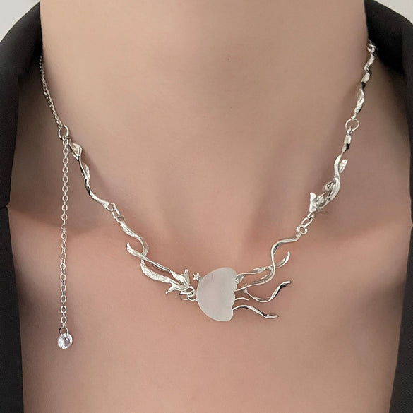 Alloy Marine Life Animal Style Earrings And Necklace With Electroplating