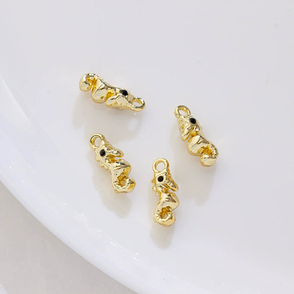 Alloy Marine Life Hippocampus Octopus Conch Electroplated Pendant Jewelry Accessories