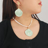 Alloy Marine Life Pattern Fashion Minimalist Women's Necklace Earrings Set With Electroplating