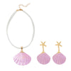 Alloy Marine Life Pattern Fashion Minimalist Women's Necklace Earrings Set With Electroplating