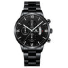 Alloy Men's Business Style Round Dial Quartz Watch
