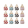 Alloy Mesh Handbag And Jewelry Accessories With Totem Pattern And Dripping Oil Design