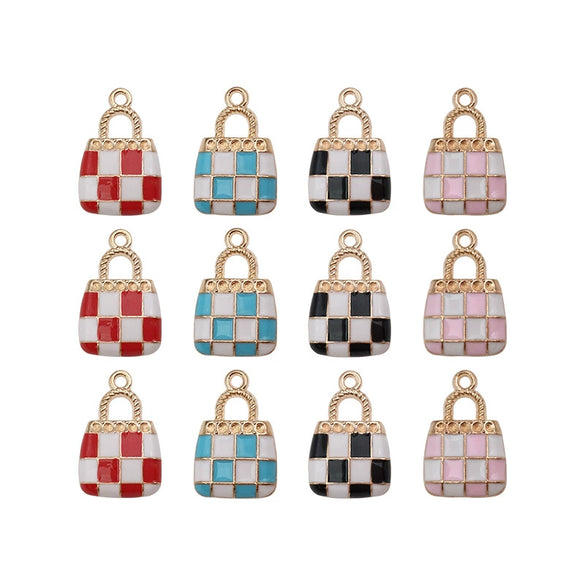 Alloy Mesh Handbag And Jewelry Accessories With Totem Pattern And Dripping Oil Design