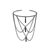 Alloy Metal Chain Imitation Pearl Arm Bracelet Starshaped Electroplated For Women
