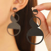 Alloy Metal Geometric Style Electroplated Women's Earrings
