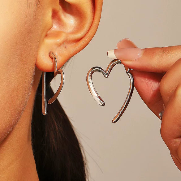 Alloy Metal Geometric Style Electroplated Women's Earrings