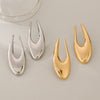Alloy Metal Geometric Style Electroplated Women's Earrings