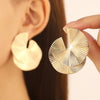 Alloy Metal Geometric Style Electroplated Women's Earrings