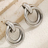 Alloy Metal Geometric Style Electroplated Women's Earrings