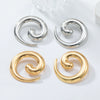 Alloy Metal Starfish Shell Animal Retro Style Electroplated Women's Earrings