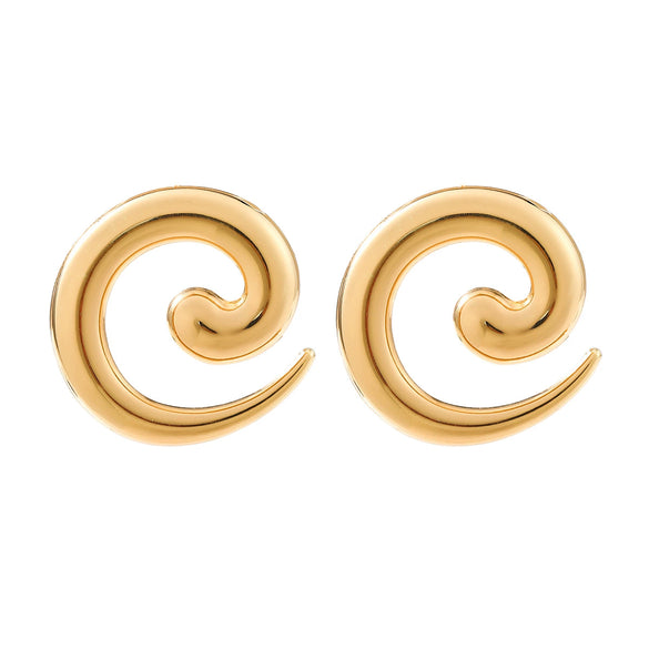 Alloy Metal Starfish Shell Animal Retro Style Electroplated Women's Earrings
