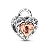 Alloy Metal Totem Pattern Rabbit Star Hollow Love Diy Loosely Beaded Bracelet With Electroplating Treatment