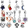 Alloy Metal Totem Pattern Rabbit Star Hollow Love Diy Loosely Beaded Bracelet With Electroplating Treatment