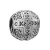 Alloy Metal Totem Pattern Round Beads Electroplated Crown Bracelet Jewelry Accessories