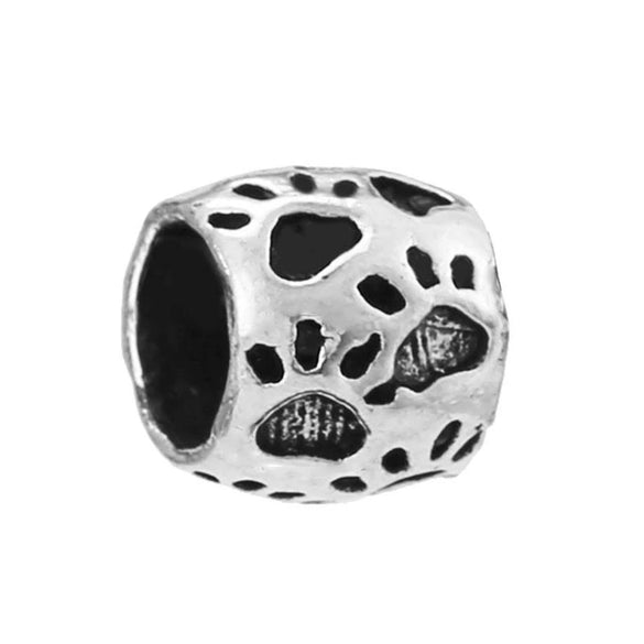 Alloy Metal Totem Pattern Round Beads Electroplated Crown Bracelet Jewelry Accessories