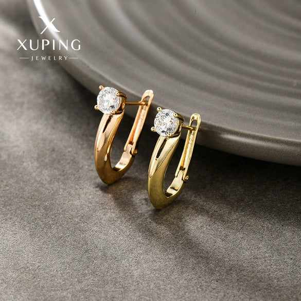 Alloy Micropaved Zircon Niche Design Electroplated Women's Earrings