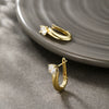 Alloy Micropaved Zircon Niche Design Electroplated Women's Earrings