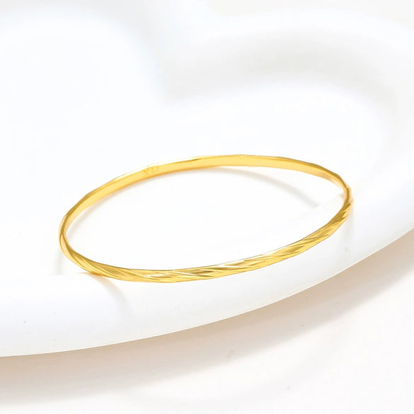 Alloy Minimalist Geometric Electroplated Bracelet For Women