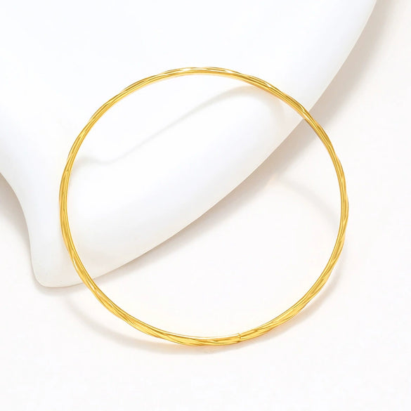 Alloy Minimalist Geometric Electroplated Bracelet For Women