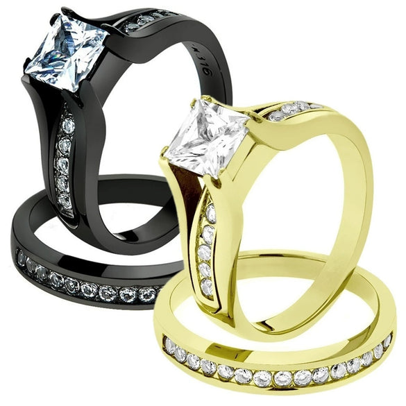 Alloy Minimalist Geometric Inlaid Zircon Ring For Women