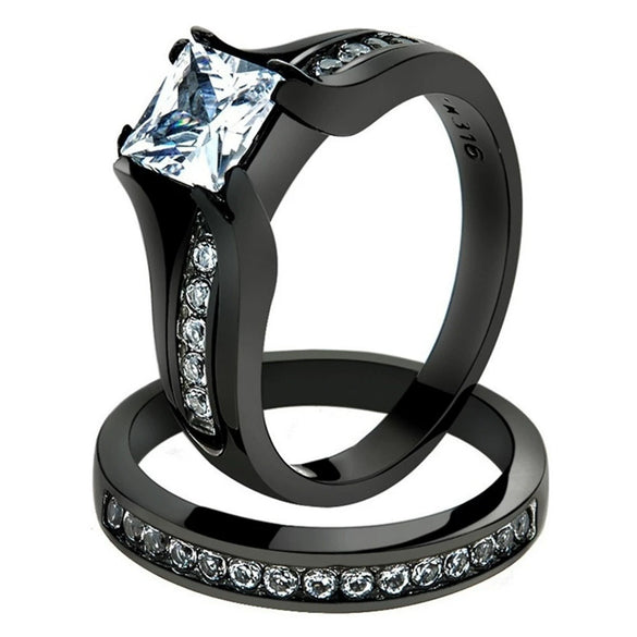 Alloy Minimalist Geometric Inlaid Zircon Ring For Women