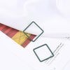 Alloy Minimalist Hollow Square Diy Handmade Jewelry Accessories Pendant Earrings With Baking Paint