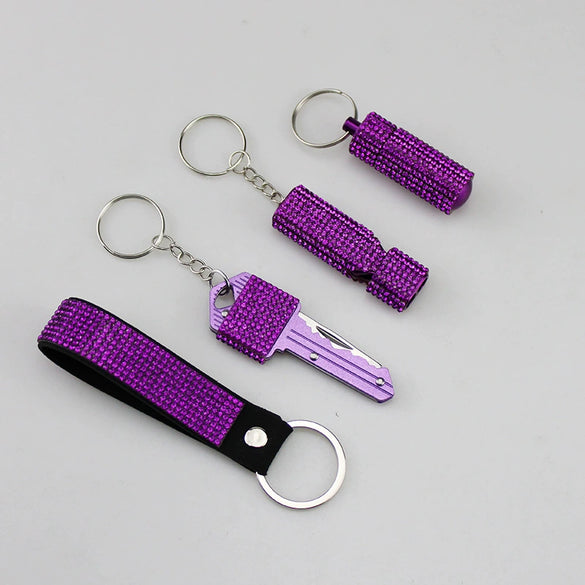 Alloy Minimalist Key Pendant Keychain With Electroplating For Men And Women