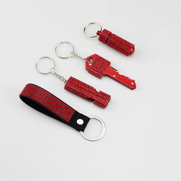Alloy Minimalist Key Pendant Keychain With Electroplating For Men And Women
