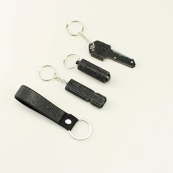 Alloy Minimalist Key Pendant Keychain With Electroplating For Men And Women