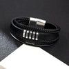 Alloy Multilayer Braided Magnetic Buckle Fashion Geometric Electroplated Unisex And Men's Bracelet