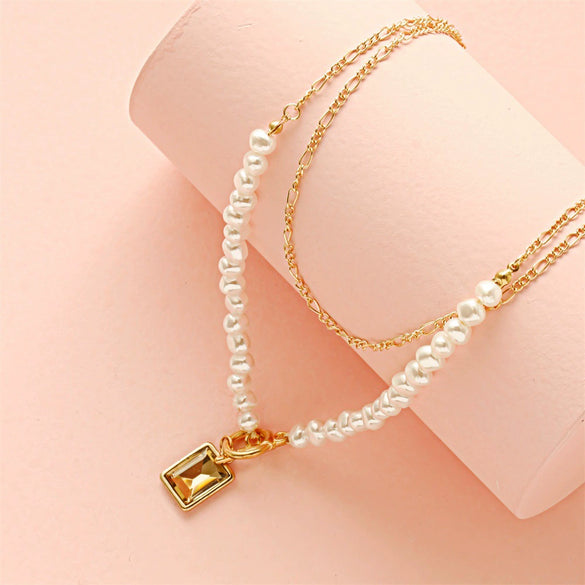 Alloy Multilayer Butterfly Personality Fashion Women's Necklace With Letters Numbers Text Pattern And Electroplating Design