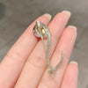 Alloy Musical Note And Flower Brooch For Women With Electroplating Treatment Fashion Luxury Creative Clothes Fixed Accessory