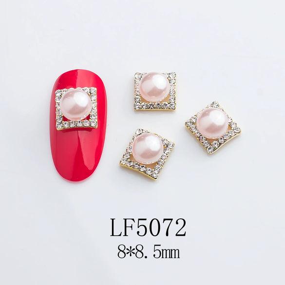 Alloy Nail Jewelry Diy Accessories Star Pink Face Beads With Cute Sweet Sweet Cool Ins Style Pure Desire Patterns Of Stars And Cartoon Cat Claw