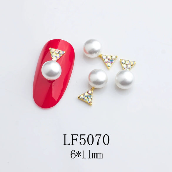 Alloy Nail Jewelry Diy Accessories Star Pink Face Beads With Cute Sweet Sweet Cool Ins Style Pure Desire Patterns Of Stars And Cartoon Cat Claw